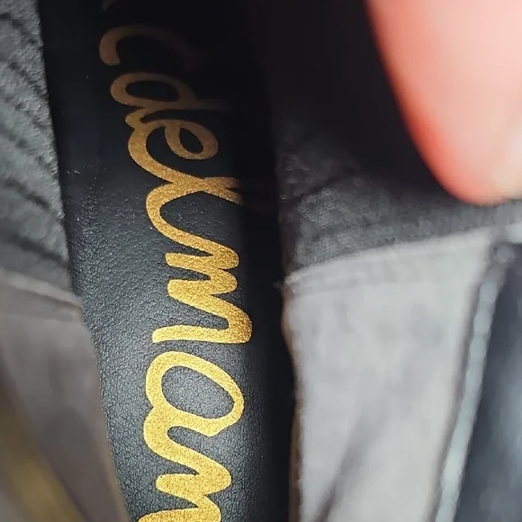 ​NWOT Sam Edelman Bellamie Black Leather Moto Bootie Cowgirl Chunky Heel 9.5 - Picture 12 of 15